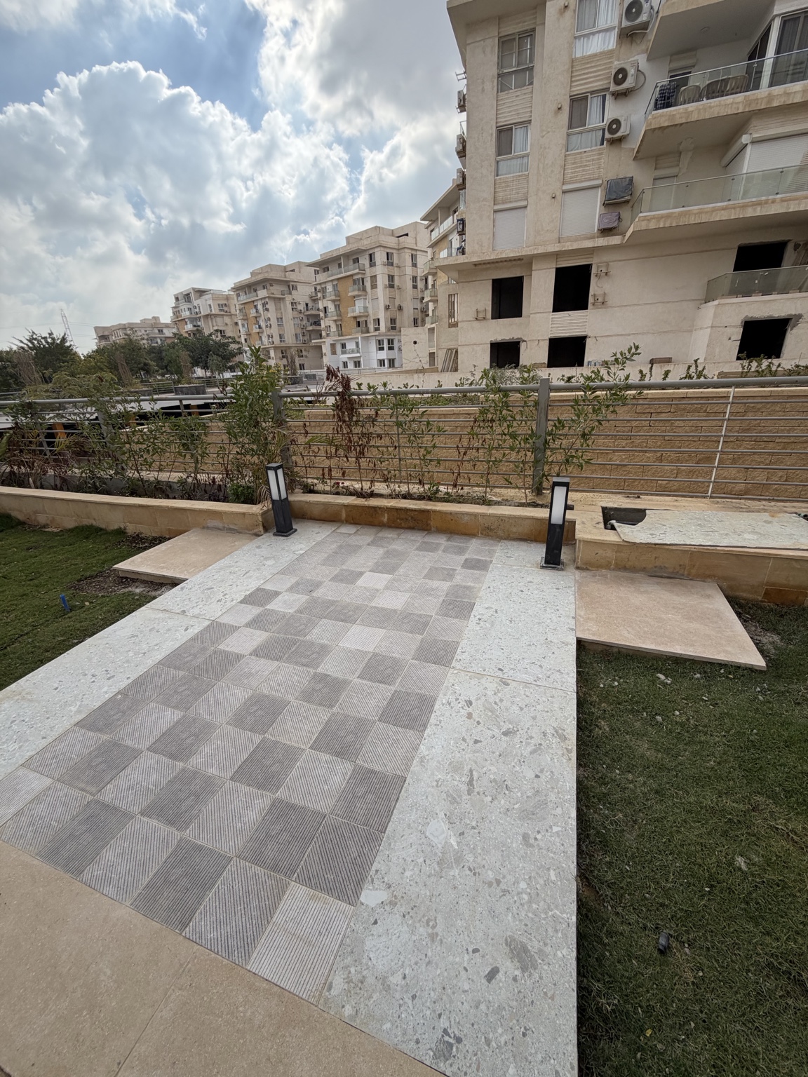 Mountain View Outdoor Area — Paving works